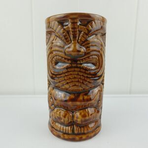 Germaines Luau Hawaii Brown Tiki Mug 2000 Vintage **
